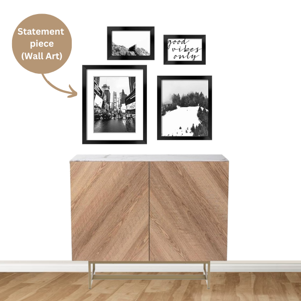 Tricks To Style A Credenza-with-add-a-statement-focal-piece