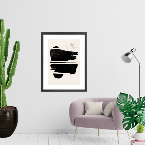 simple Nordic abstract Art Print-2