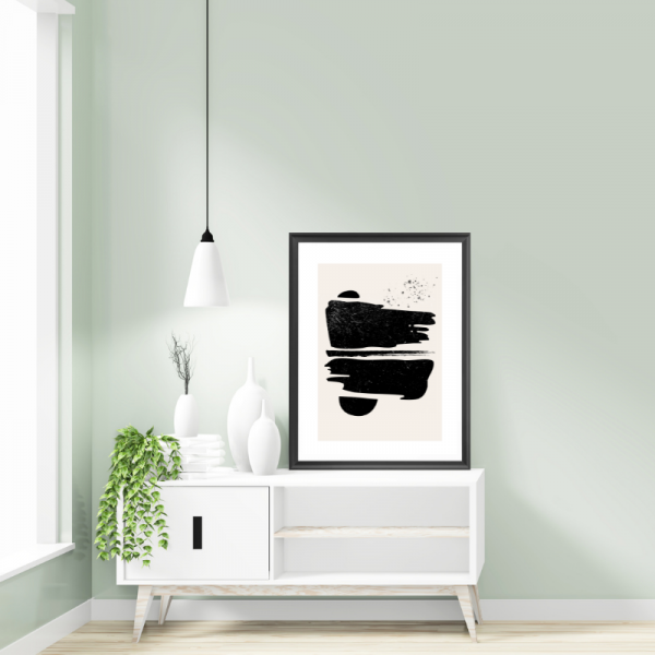 simple Nordic abstract Art Print-3