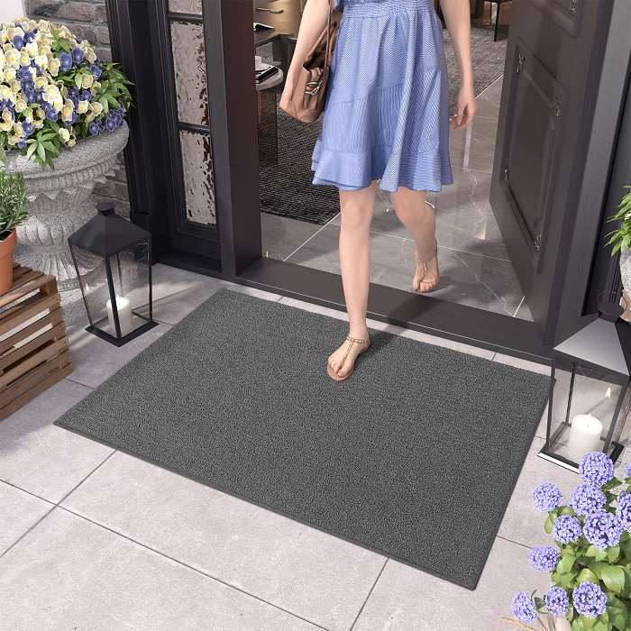 Doormat-at-entrance-preventing-outdoor-dust-from-entering