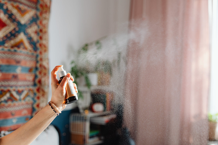 Woman-Gently-Spraying-Homemade-Room-Spray