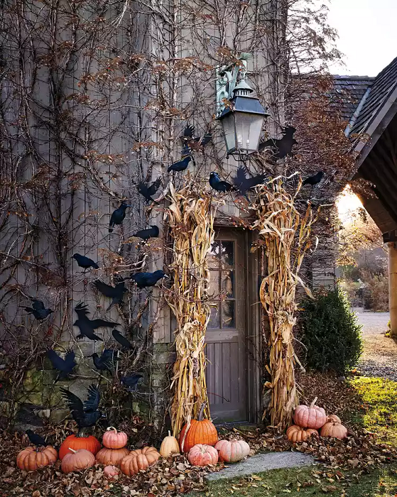 Scare-Crows-Porch-Halloween-decoration-ideas