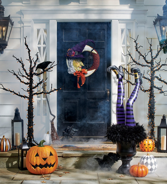 Witches-Halloween-porch-decoration-ideas