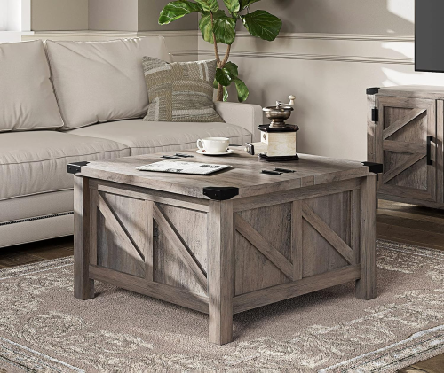rustic-square-coffee-table-for-living-room