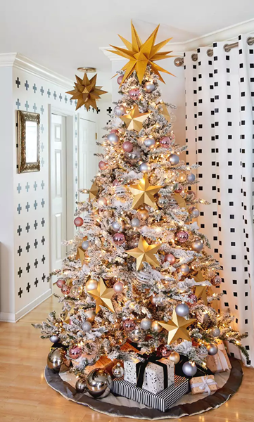 Gold-Christmas-tree-theme