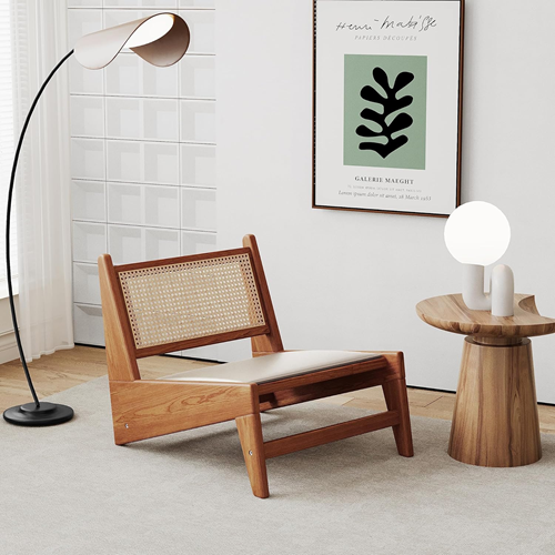 Low-profile-modern-kangaroo-Rattan-chair-for-small-living-rooms