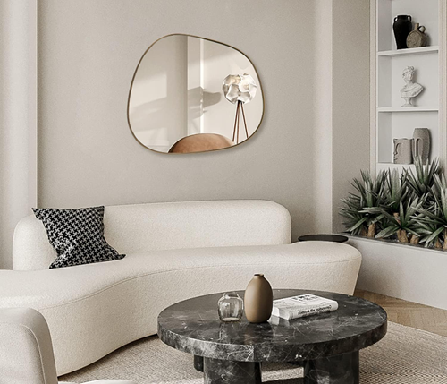 how-to-arrange-a -small-living-room-with-a-modern-mirror-to-make-small-living-room-look-bigger