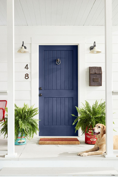 Elegant-navy-blue-front-door-paint-color-for-a-sophisticated-modern-look