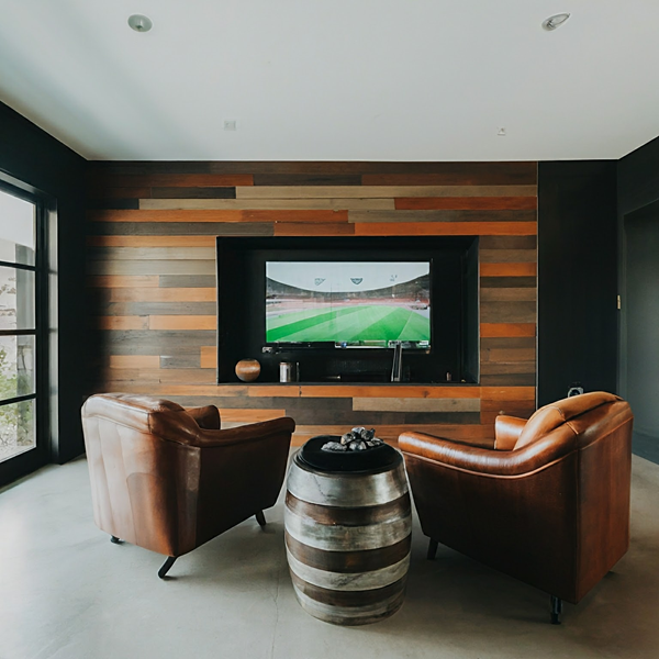 A-clean-modern-man-cave-with-leather-armchairs-and-Large-TV-and-Gaming-Console