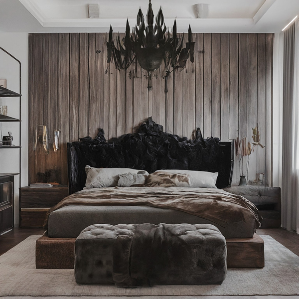 a-bedroom-in-western-gothic-desing-style-reclaimed-wood-and-bold-accents