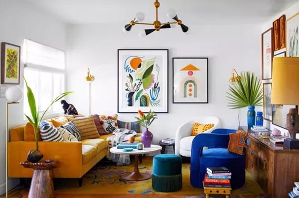 A-colorful-cozy-maximalism-dopamine-living-room