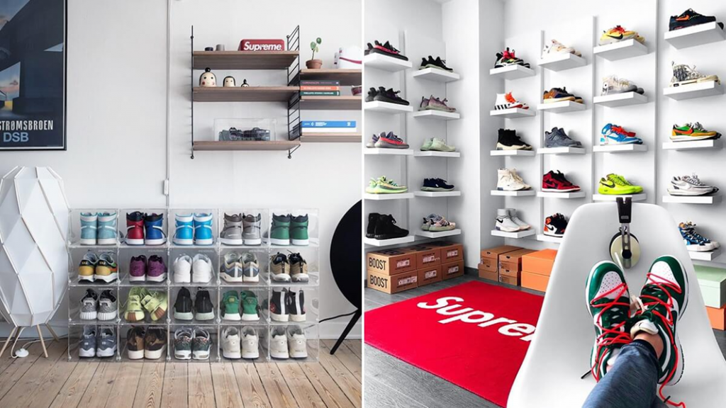 hypebeast-bedroom-decoration-with-sneakers-on-the-wall