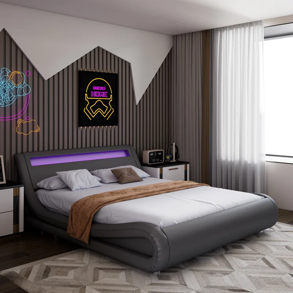 Industrial-hypebeast-bedroom-with-neon-color-accents