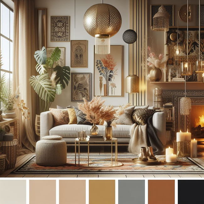 cozy-maximalism-living-room-color-palette