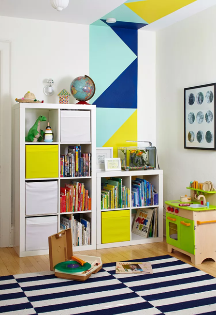 playroom-on-a-budget-with-cubbies-for-storage-solutions
